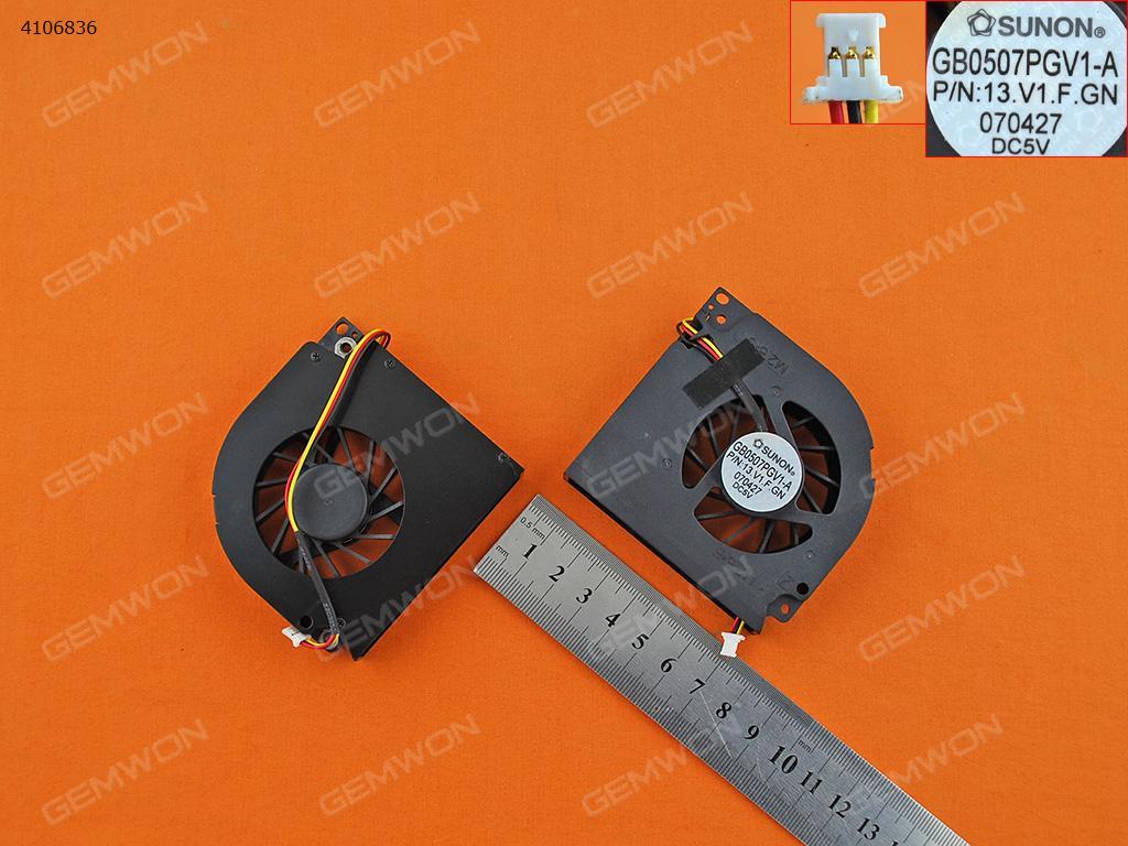 Picture of New Replacement CPU Cooling Fan For Gateway P-68 P-63 P-78 P-79 P-6822 P-6825 P-6832 P-6836 P-6000(Original) DFS551305MC0T Layout