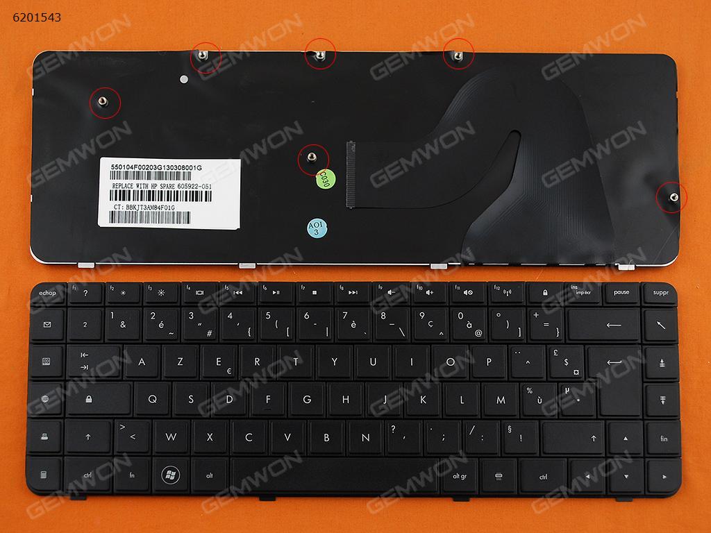 Picture of New Replacement Laptop Keyboard For HP CQ62 CQ56 BLACK FR Layout
