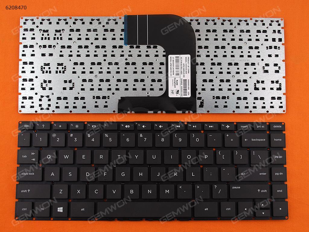 Picture of New Replacement Laptop Keyboard For HP Pavilion  14-AC 14-AF 14-AN 14-AMBLACK (Without FRAME,Without Foil,Win8) US Layout