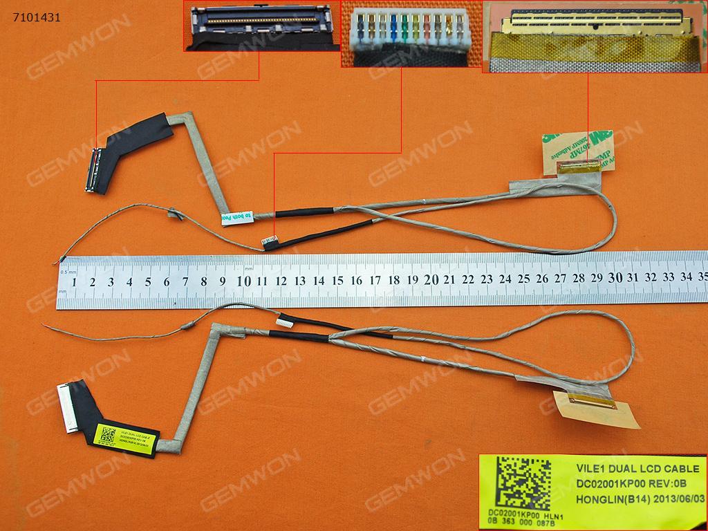 Picture of New LCD Display Screen Cable Replacement  For LENOVO E431 High Resolution(OEM)