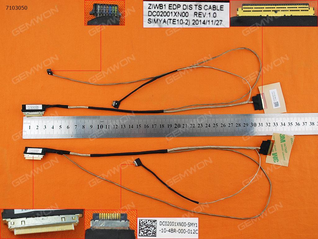 Picture of New LCD Display Screen Cable Replacement  For Lenovo B50-30 B50-45 B50-70 B50-75 With Touch,ORG