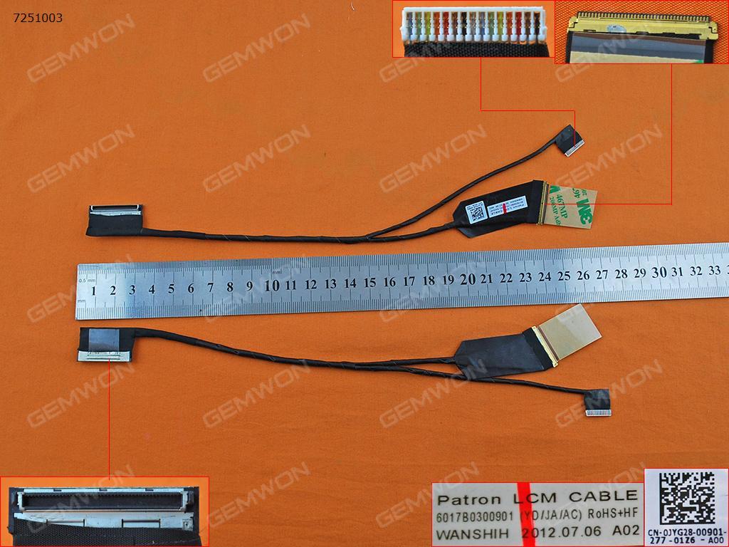 Picture of New LCD Display Screen Cable Replacement  For DELL Latitude XT3