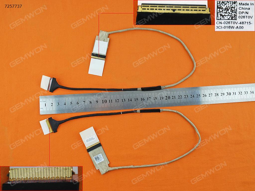 Picture of New LCD Display Screen Cable Replacement  For DELL Inspiron 7737 17-7000 DOH70，ORG