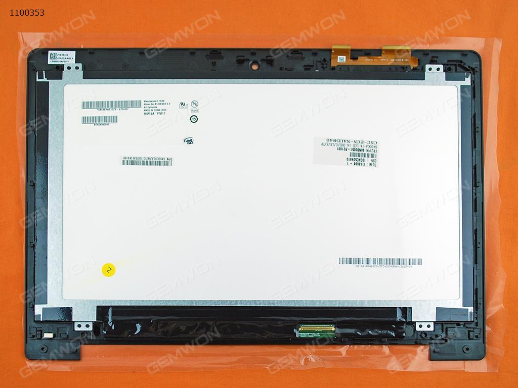 Picture of LCD+Touch screen For Asus VivoBook S400CA 1366*768 14''inch Black