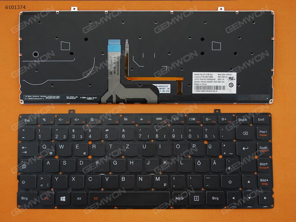 Picture of New Replacement Laptop Keyboard For LENOVO YOGA 2 PRO 13" BLACK(Backlit,For Win8) GR Layout