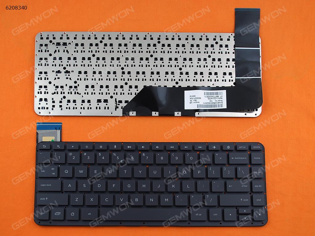 Picture of New Replacement Laptop Keyboard For HP  Slatebook 14-p000 14-p010nr BLACK (Without FRAME,Without Foil,Chrome OS) US Layout