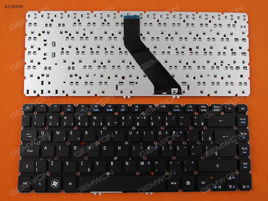 Picture of New Replacement Laptop Keyboard For ACER V5-471 V5-431 M5-481 BLACK BR Layout