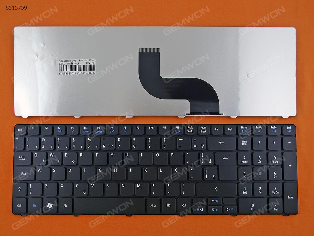 Picture of New Replacement Laptop Keyboard For ACER AS5741G BLACK(Compatible with 5810T) BR Layout