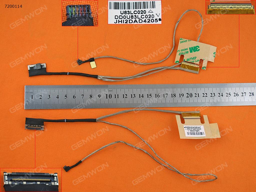 Picture of New LCD Display Screen Cable Replacement  For HP Pavilion 14-N000 14-N056EA 14-N220LA 14-N（Without Touch）,ORG