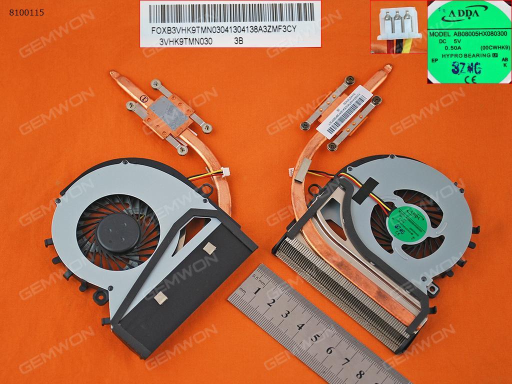 Picture of New Replacement CPU Cooling Fan For SONY VAIO SVF15 SVF152(Heatsink,Original) AB08005HX080300(00CWHK9) Layout