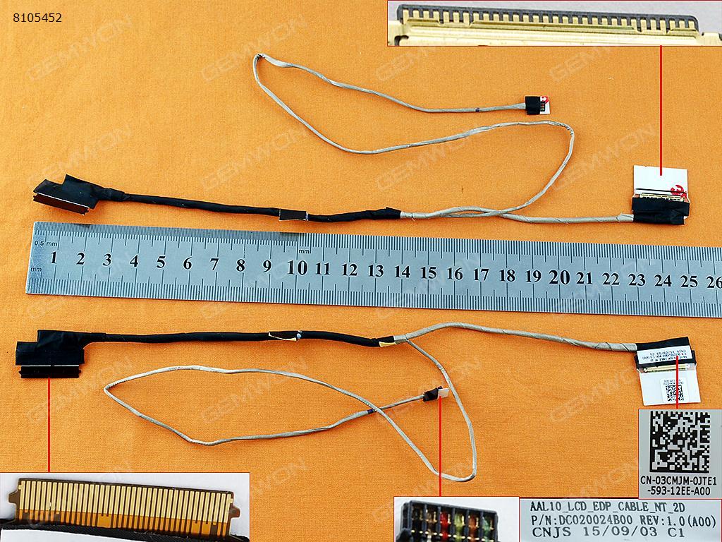 Picture of New LCD Display Screen Cable Replacement  For DELL 5452 5458 5459 3458 3459