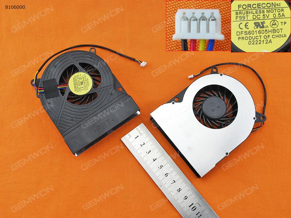Picture of New Replacement CPU Cooling Fan For HP TouchSmart 600 600-1150A 1150QD 1152 1155 1160CH F99T F82Q(Original) DFS601605HB0T Layout