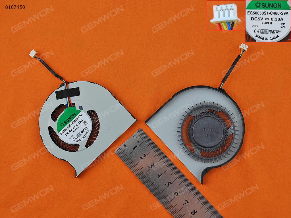 Picture of New Replacement CPU Cooling Fan For Dell E7450(Independent Graphics,Original) EG50050S1-C480-S9A Layout