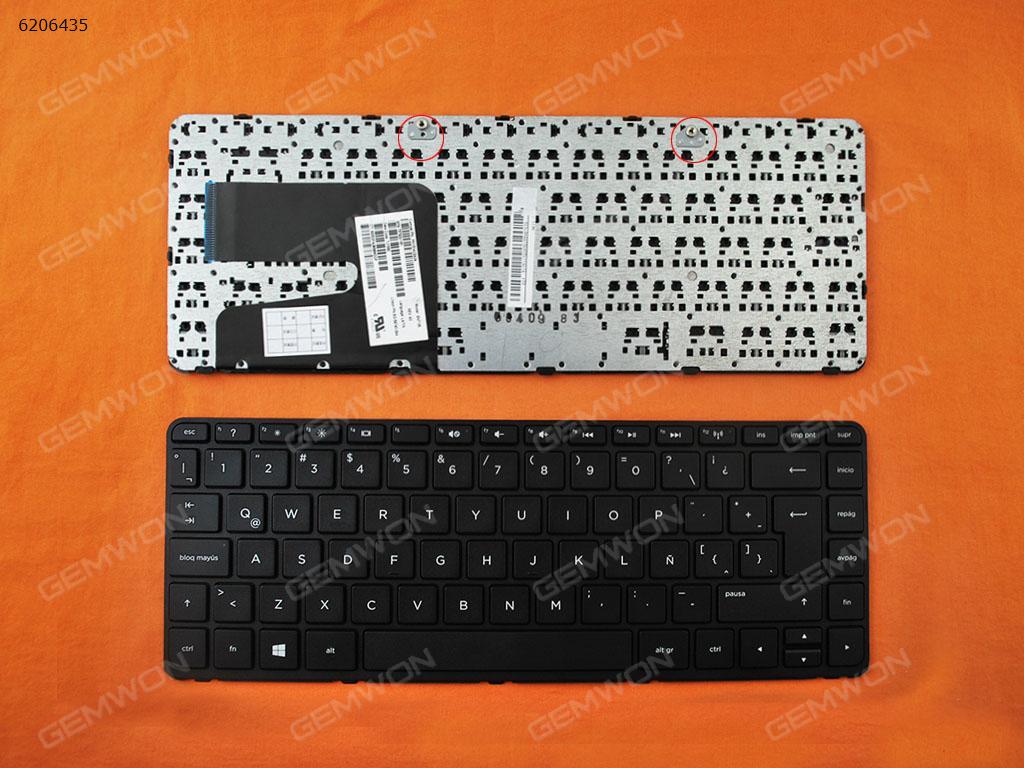 Picture of New Replacement Laptop Keyboard For HP Pavilion 14-N BLACK FRAME BLACK(Reprint.Win8) LA Layout