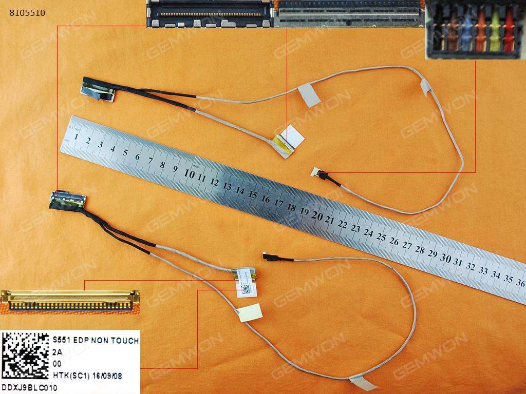 Picture of New LCD Display Screen Cable Replacement  For ASUS K551L S551 S551LA S551LB Without Touch，ORG