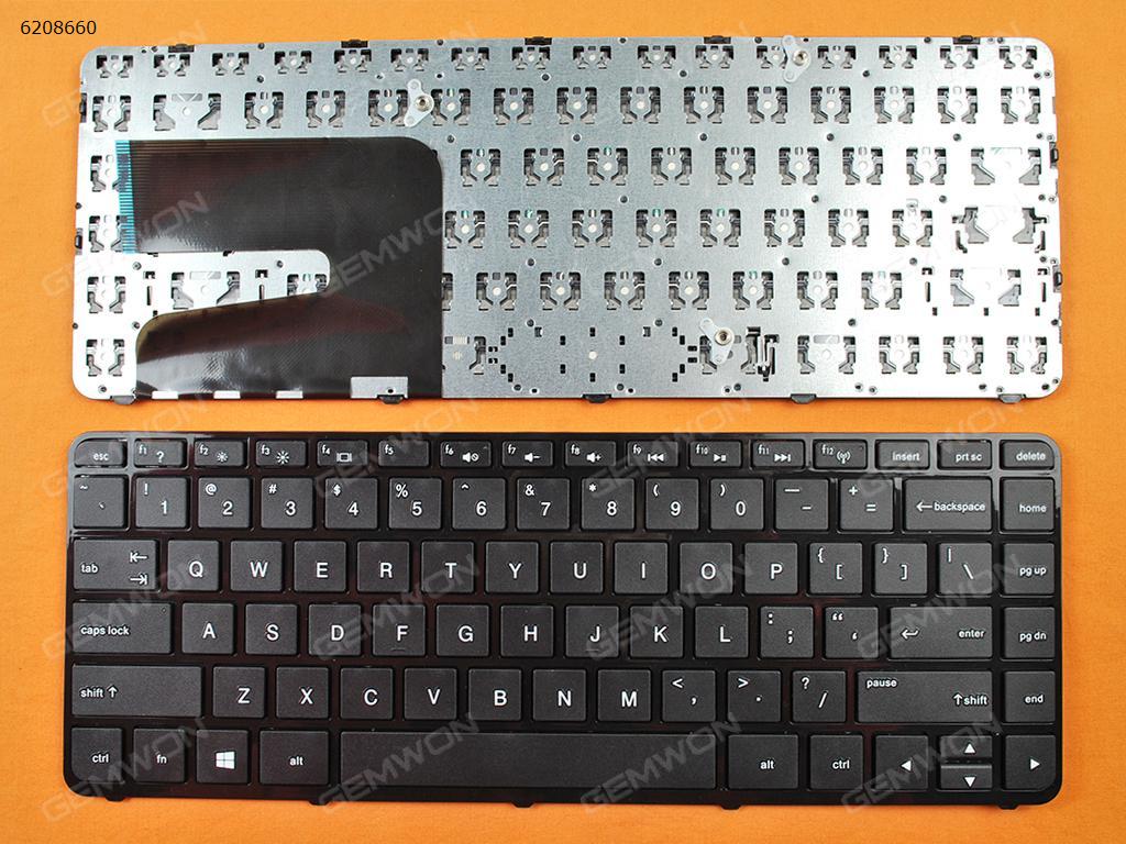 Picture of New Replacement Laptop Keyboard For HP Pavilion 14-E BLACK FRAME BLACK Win8 US Layout