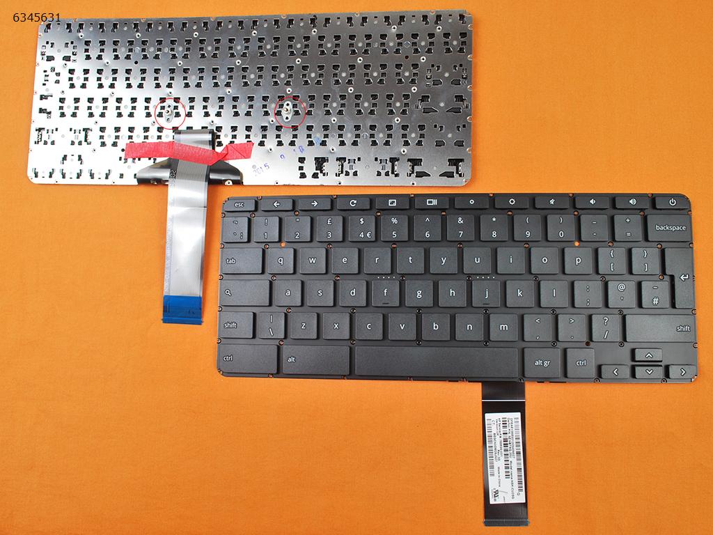 Picture of New Replacement Laptop Keyboard For HP Pavilion Chromebook 11 G3 BLACK Uk Layout
