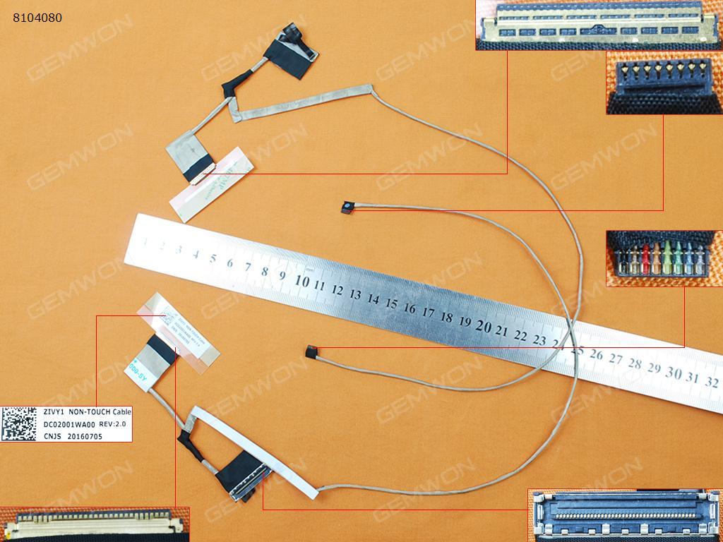 Picture of New LCD Display Screen Cable Replacement  For Lenovo IdeaPad Yoga2 11 Y40-70 Y40-80 ZIVY1，ORG