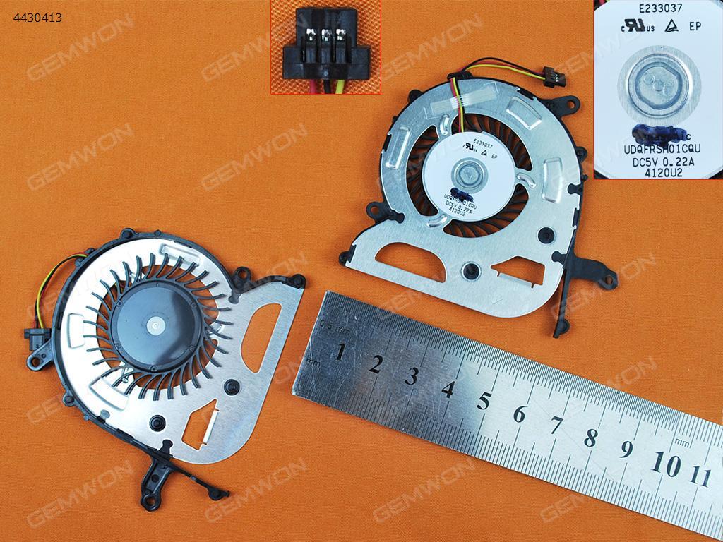 Picture of New Replacement CPU Cooling Fan For SONY VAIO SVF13N(Original) AB06005HX0403Z1   UDQFRSH01CQU Layout