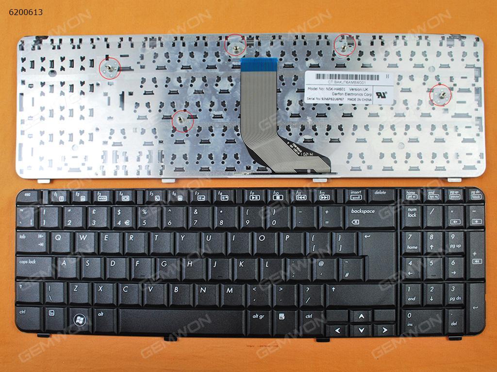 Picture of New Replacement Laptop Keyboard For HP CQ61 G61 BLACK Uk Layout