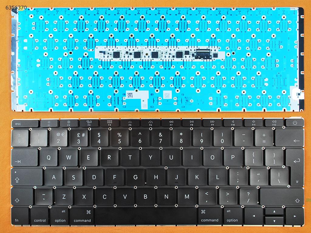Picture of New Replacement Laptop Keyboard For Apple MacBook Core M 2015 12" A1534 BLACK With Backlit Uk Layout