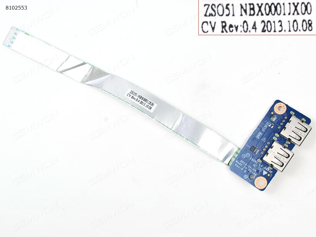 Picture of USB Board For HP Pavilion 250 255 G3 15-G 15-R With Cable(Pulled)