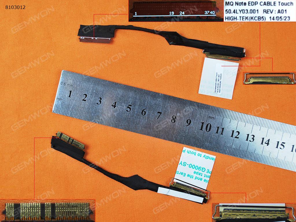 Picture of New LCD Display Screen Cable Replacement  For Lenovo X1C X1 Carbon2 30Pin With Touch