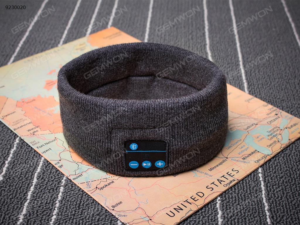 Picture of Wireless Bluetooth Stereo Handsfree Sleep Headset Sports Headband Mic Headphone Gray