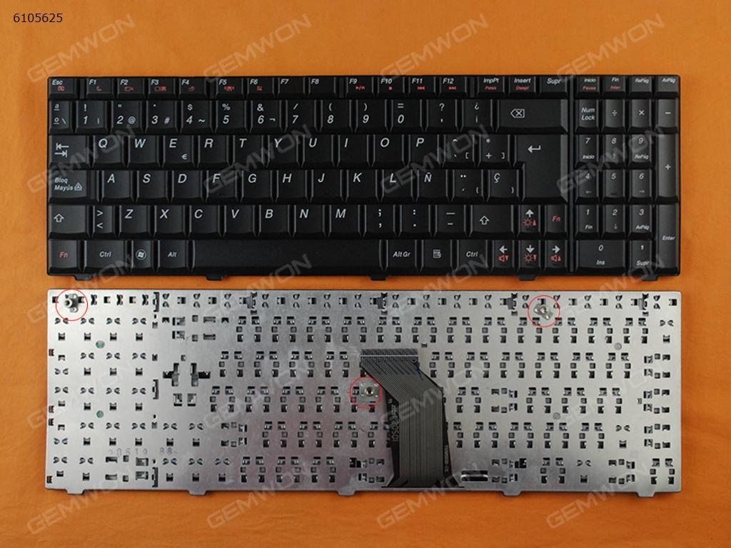 Picture of New Replacement Laptop Keyboard For LENOVO 3000 Series G560 BLACK(Version 3) SP Layout