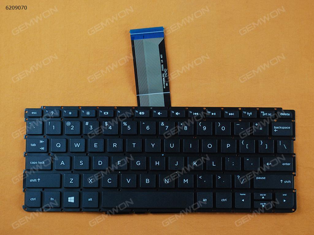 Picture of New Replacement Laptop Keyboard For HP PAVILION 10-E BLACK (Without FRAME,Win8) US Layout