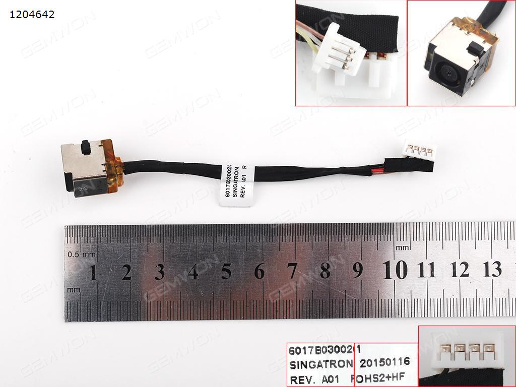 Picture of FOR HP PROBOOK 4530 4530S 4730S DC POWER JACK SOCKET HARNESS CABLE 6017B0300201