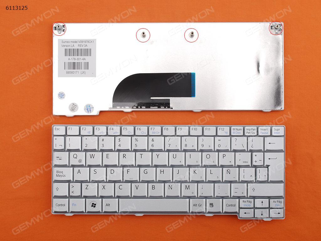 Picture of New Replacement Laptop Keyboard For SONY VPC-M12 M13 SILVER LA Layout