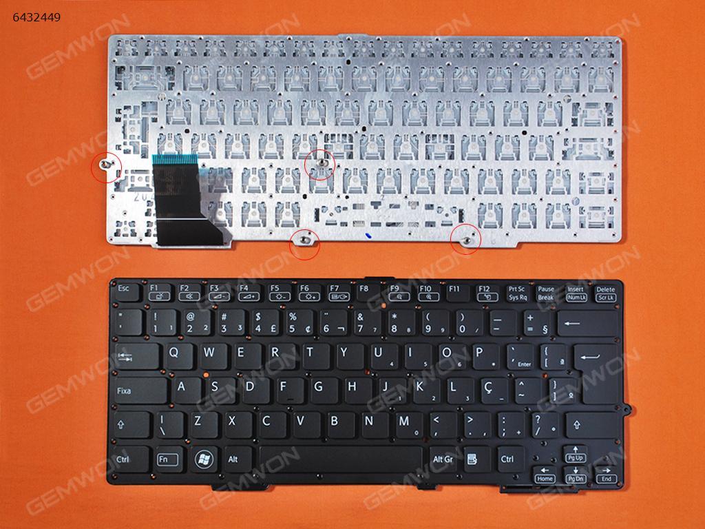 Picture of New Replacement Laptop Keyboard For SONY VAIO SVE13 SVS13 BLACK( without FRAME,without foil,) BR Layout