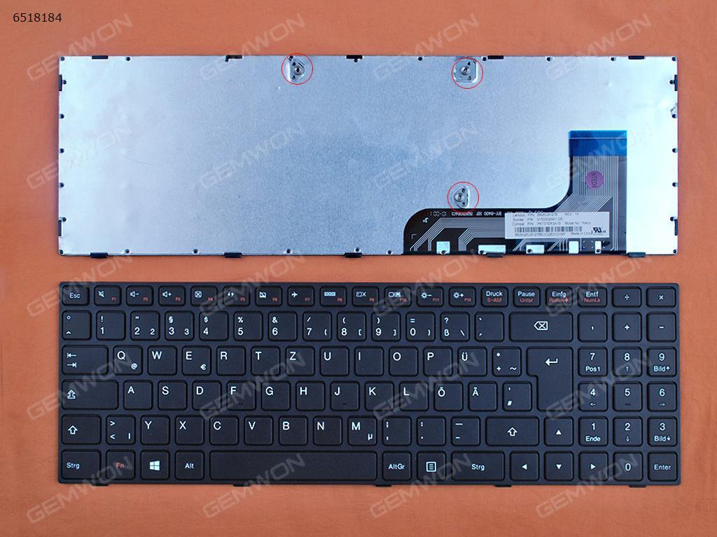 Picture of New Replacement Laptop Keyboard For LENOVO Ideapad 100-15IBY BLACK FRAME BLACK WIN8 GR Layout
