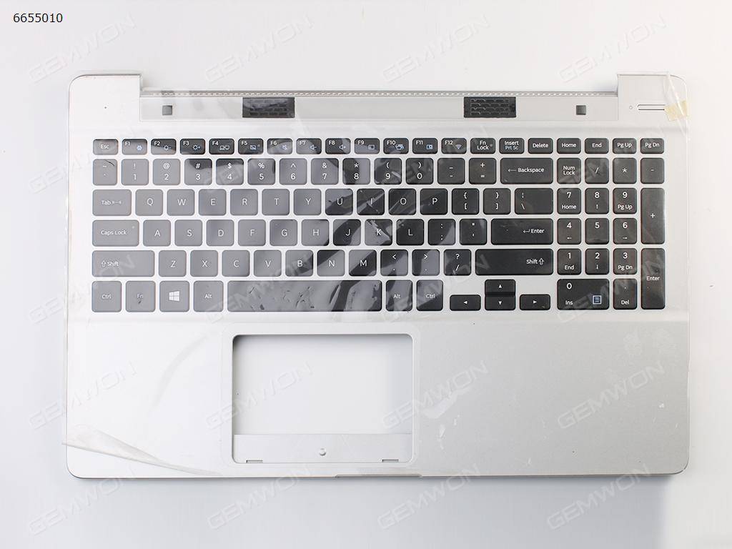 Picture of New Replacement Laptop Keyboard For Samsung 630Z5J Silver COVER FRAME BLACK(For Win8） US Layout
