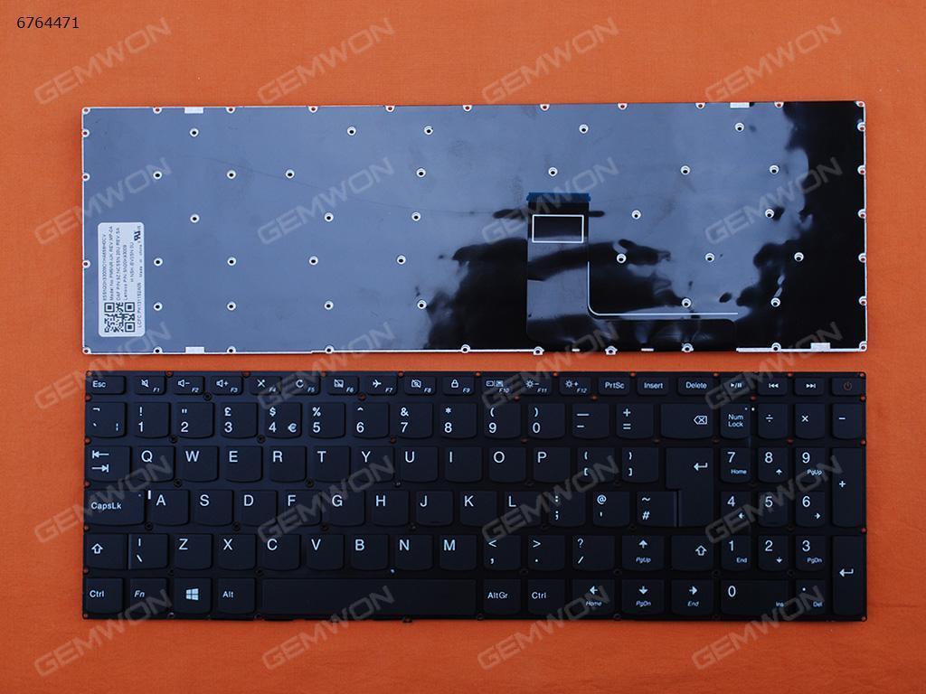 Picture of New Replacement Laptop Keyboard For LENOVO Ideapad 110-15ACL 110-15AST 110-15IBR BLACK win8 (Without FRAME) Uk Layout