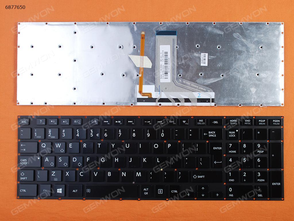 Picture of New Replacement Laptop Keyboard For TOSHIBA P50 GLOSSY (Without FRAME,Backlit,For Win8 ) UI Layout