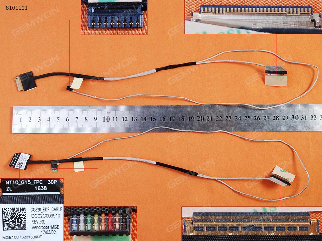 Picture of New LCD Display Screen Cable Replacement  For Lenovo IdeaPad 110-15IBR 110-15 30Pin,ORG