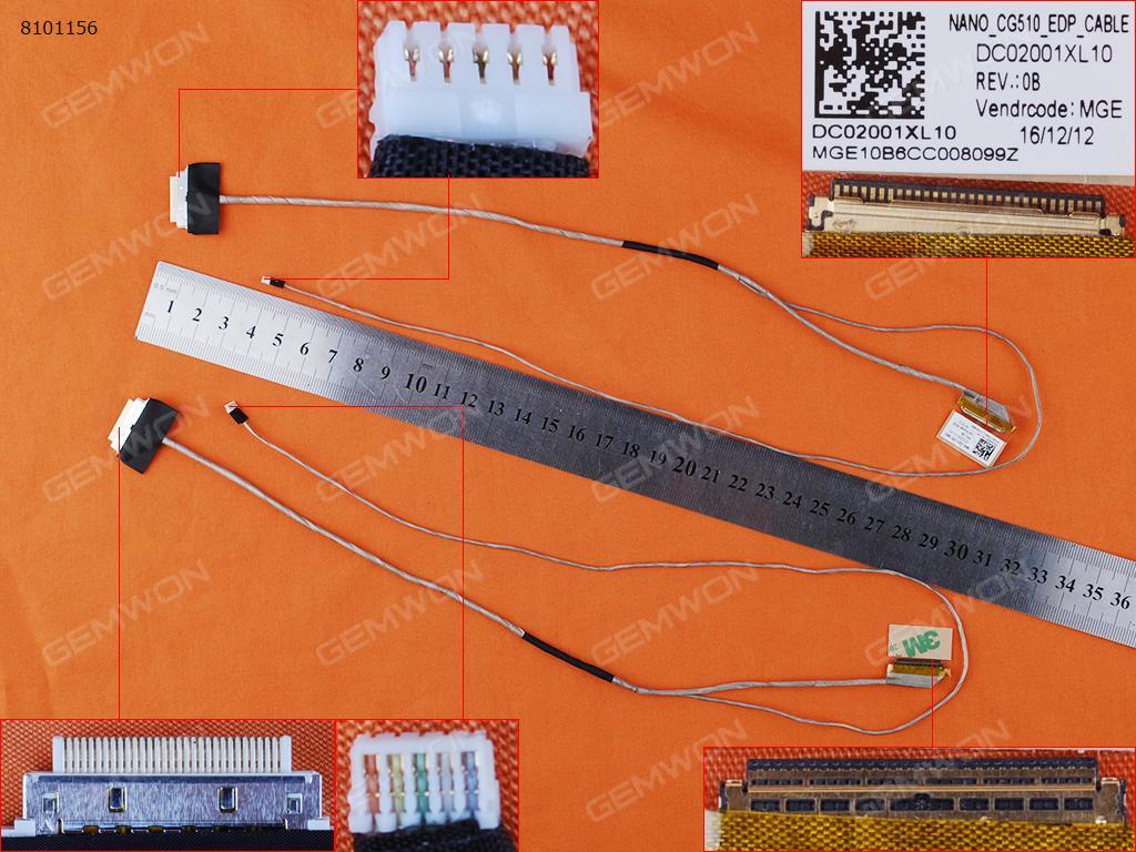 Picture of New LCD Display Screen Cable Replacement  For Lenovo IdeaPad 100-15IBD 100-15LBD 15.6" 30Pin,ORG