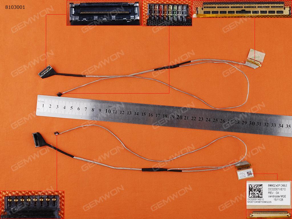 Picture of New LCD Display Screen Cable Replacement  For Lenovo 300-15 300-15ISK 300-15IBR 30Pin,ORG