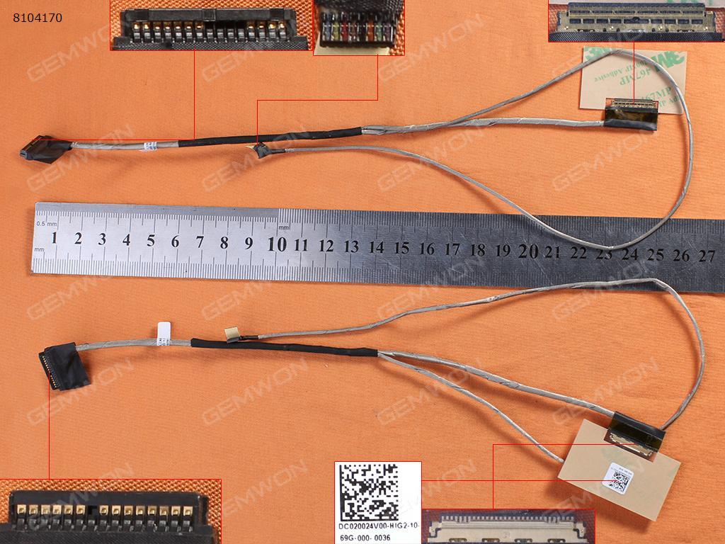 Picture of New LCD Display Screen Cable Replacement  For Lenovo Z41 Z51 Z41-70 Z51-70 30Pin,ORG