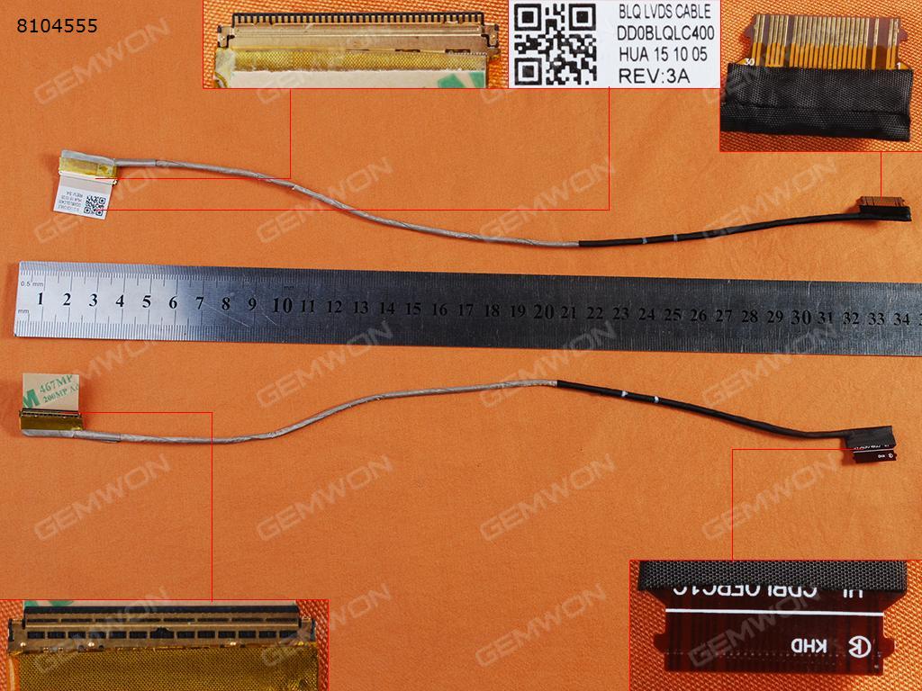 Picture of New LCD Display Screen Cable Replacement  For Toshiba L50-C C55D-C C55T-C P55T-C S55-C L55D-C 40Pin,ORG