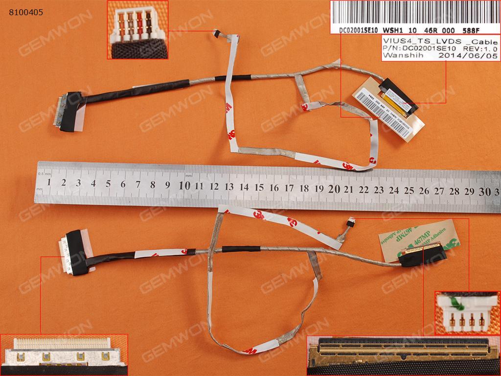 Picture of New LCD Display Screen Cable Replacement  For Lenovo S415 S300T S400T S500T S405T With Touch，ORG