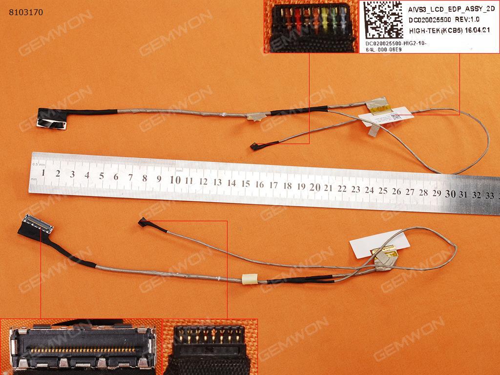 Picture of New LCD Display Screen Cable Replacement  For Lenovo U31-70 13.3" Lenovo IdeaPad 500S 500S-13ISK 500S-13,ORG