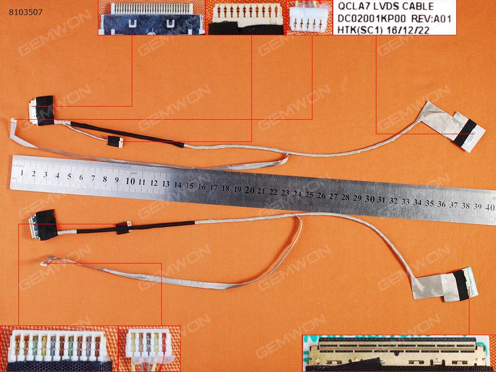 Picture of New LCD Display Screen Cable Replacement  For Samsung NP350E7C NP355E7C 17.3",OEM