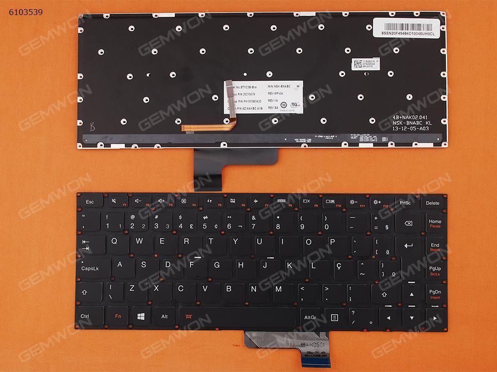 Picture of New Replacement Laptop Keyboard For LENOVO YOGA 2 13" BLACK(Backlit,For Win8) BR Layout