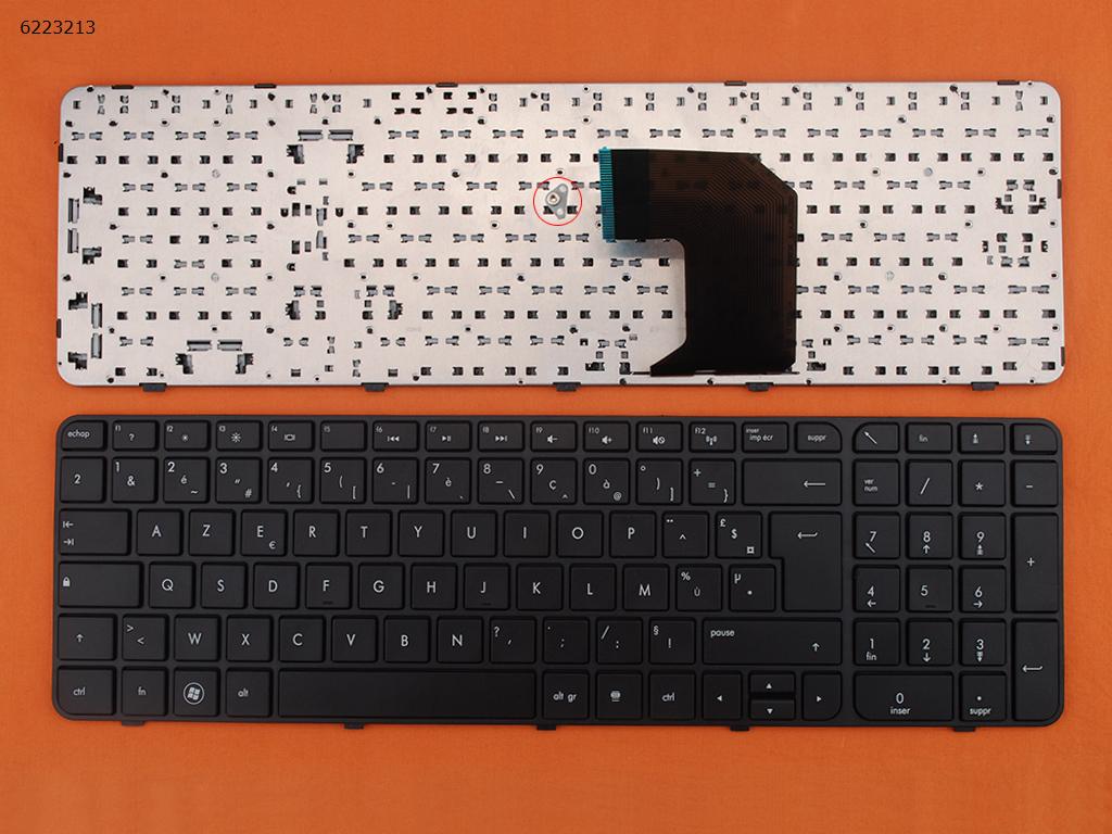 Picture of New Replacement Laptop Keyboard For HP Pavillion G7-2000 BLACK FRAME BLACK FR Layout