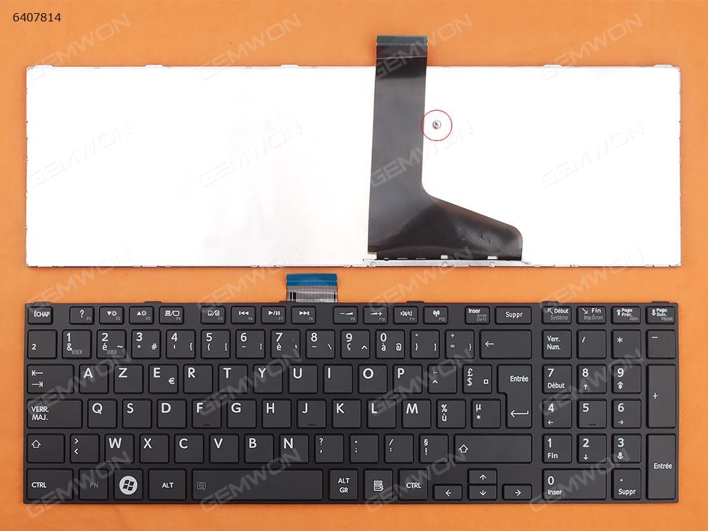 Picture of New Replacement Laptop Keyboard For TOSHIBA L850 GLOSSY FRAME BLACK   OEM  For Win8) FR Layout