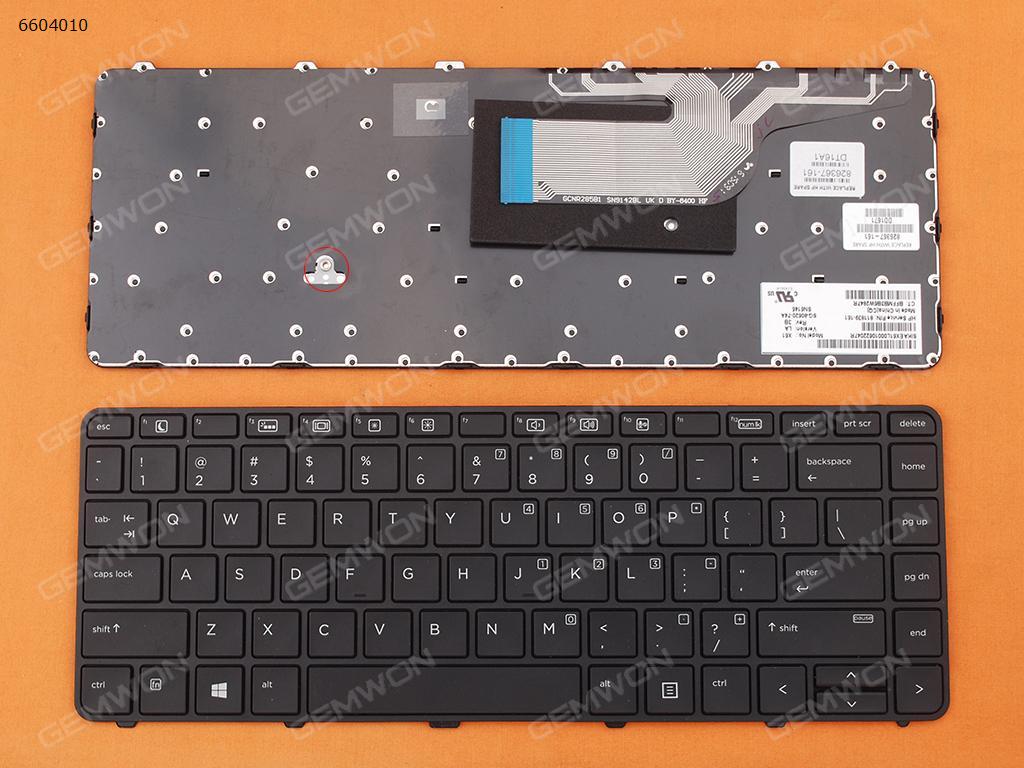Picture of New Replacement Laptop Keyboard For HP 430 G3 430 G4 440 G3 440 G4 445 G3 BLACK Frame BLACK(Win8) US Layout