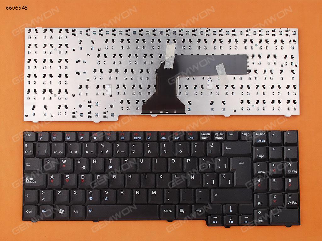 Picture of New Replacement Laptop Keyboard For ASUS M70 M50 X71 BLACK (Without screw) SP Layout